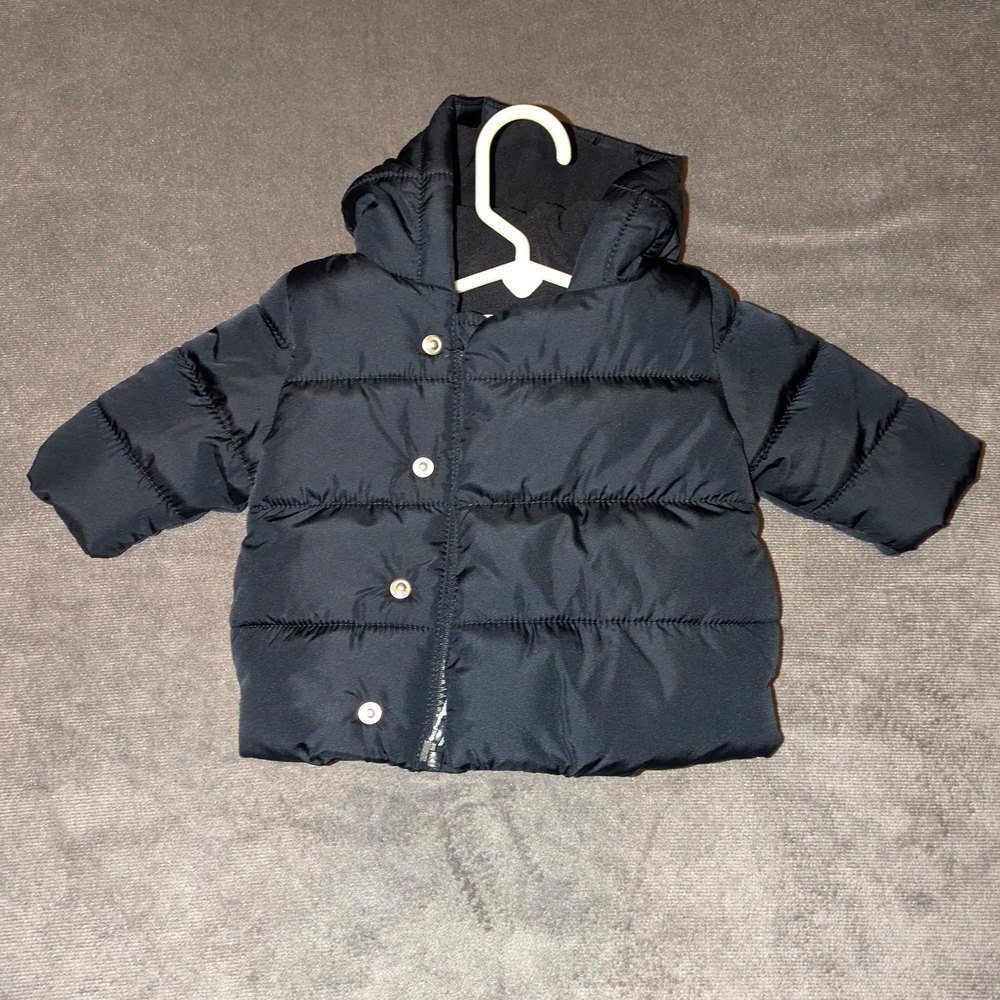 Old Navy Blue Puffer Jacket | Water-Resistant & Cozy - Picture 5 of 5